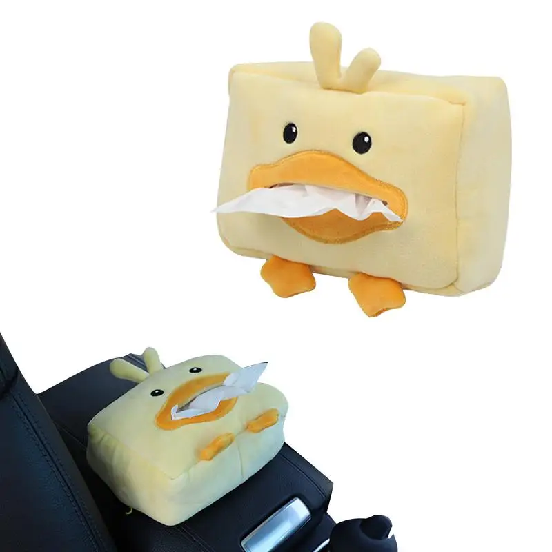 

Cute Cartoon Car Tissue Holder Car Sun Visor Tissue Box Holder Multifunctional beckseat tissue organizer vehicle accessories