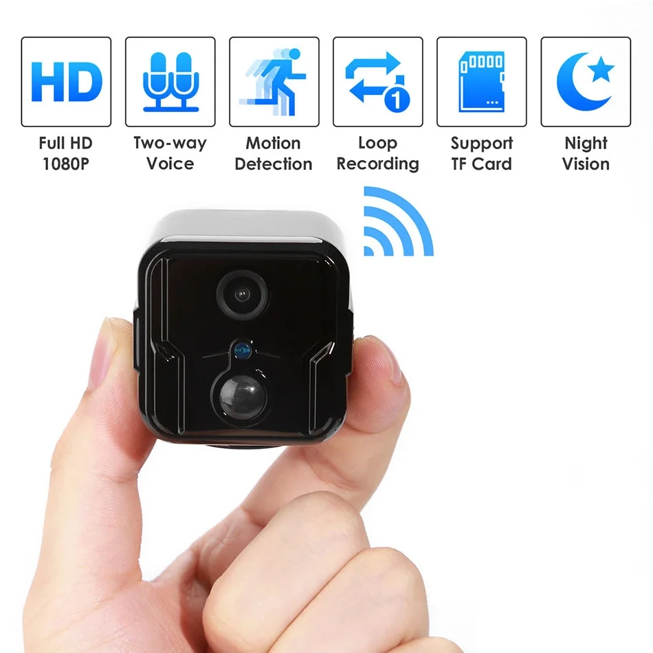 

ip Cam 1080P Wifi Mini Camcorder 3G 4G 2MP Network P2P/AP Surveillance Camera Night Vision Motion Detection Loop Recording