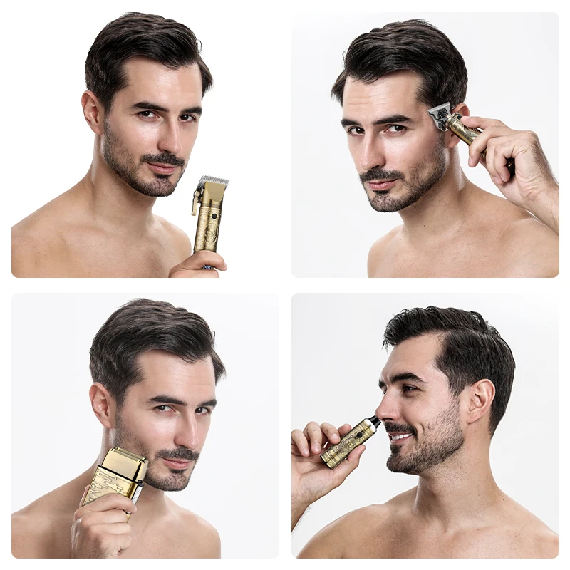 Полностью металлические машинки для стрижки волос Resuxi 740 триммер ушей в носу