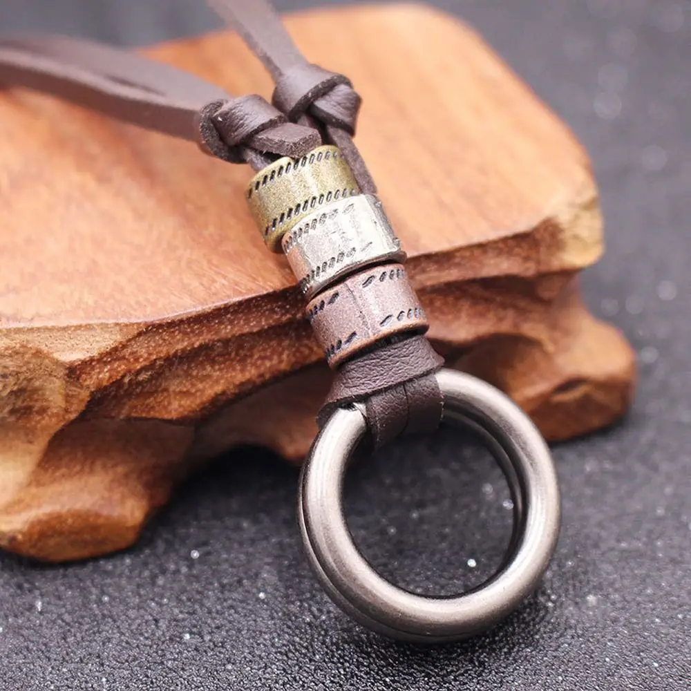 

Unique Wing Feather Sweater Chain Niche Design Fashion Jewelry Leather Cord Necklace Men Necklace Vintage Necklace