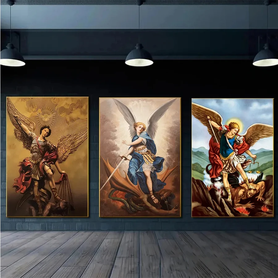

DIY Diamond Painting Famous Retro Art, Christian Religious Figure, Angel Full Drill Mosaic Cross Stitch Handmade Hobbyx3pcs