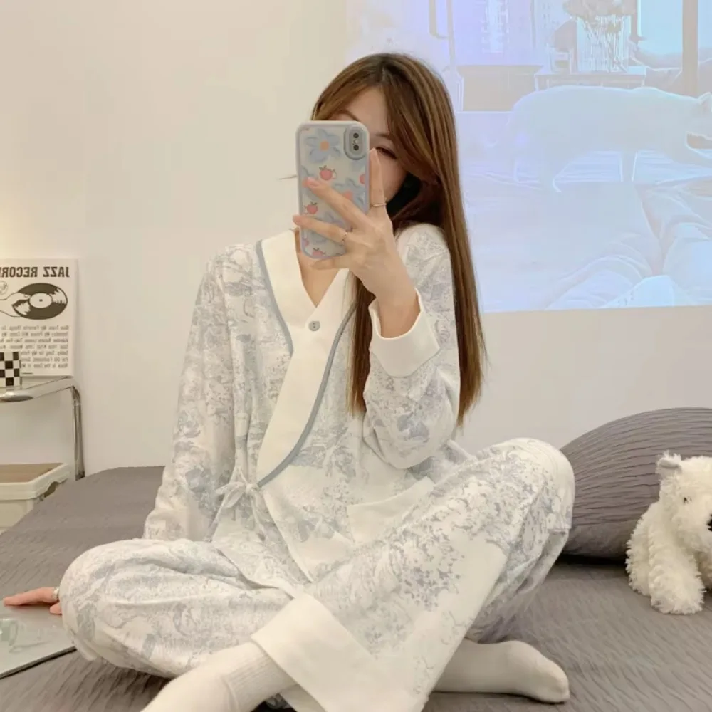 Женская одежда Послеродовая Пижама модная женская пижама для беременных летние