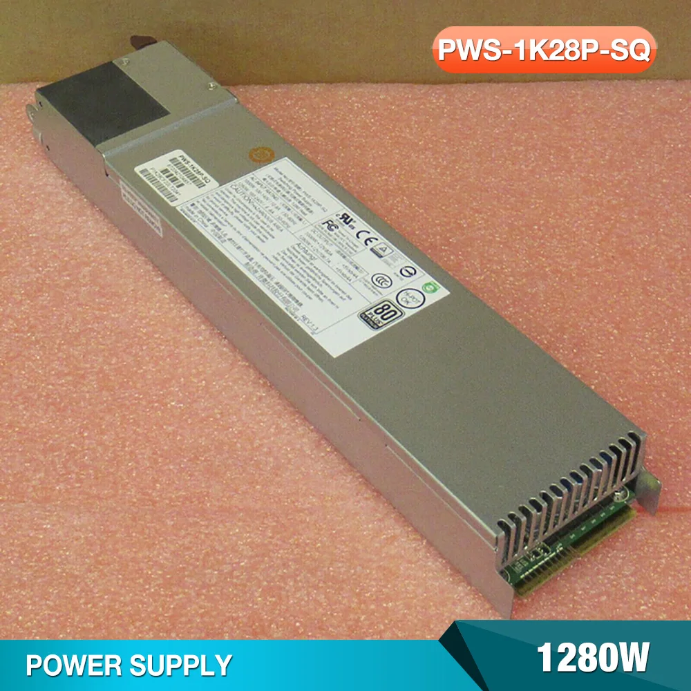 Для Supermicro 80 Plus Platinum Redundant Power Supply 1280W 1U PSU PWS-1K28P-SQ
