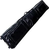 ski bag wheeled double ski bag heavy gauge self healing zippers storage pocket for jackets ski pants and gear