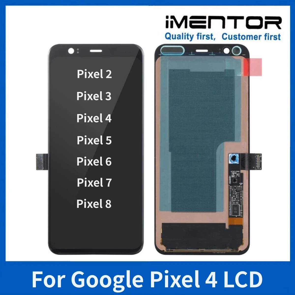 

For Original Google Pixel 2 3 3A 4 XL Mobile Phone Screen For Pixel 4A 4A 5G 5A 6 6A Pro LCD Display Touch Screen Digitizer