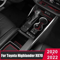 for toyota highlander kluger xu70 2020 2021 2022 anti slip gate slot cup mats door groove pad interior car styling accessories
