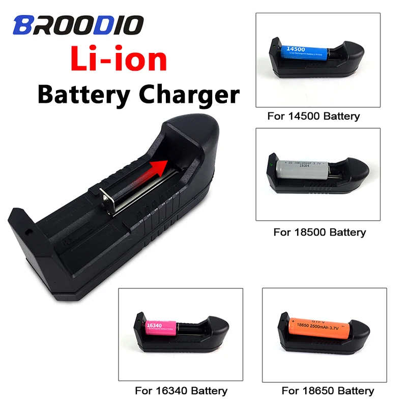 

3.7V Li-ion Battery Chargers EU US Universal Charging For 18650 16340 14500 26650 Lithium Batteries Rechargeable Battery Charger