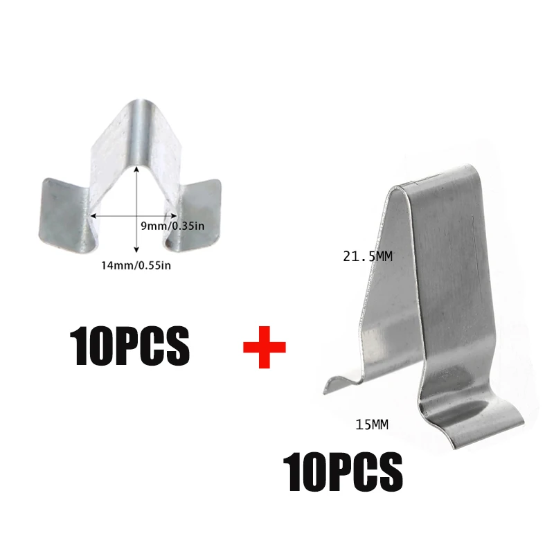 20 шт. пружинный зажим для отделки автомобиля, заклепка, зажим для крепления багажника Audi и подкладки задней двери, металлические зажимы для отделки панели 4A0867276 для VW