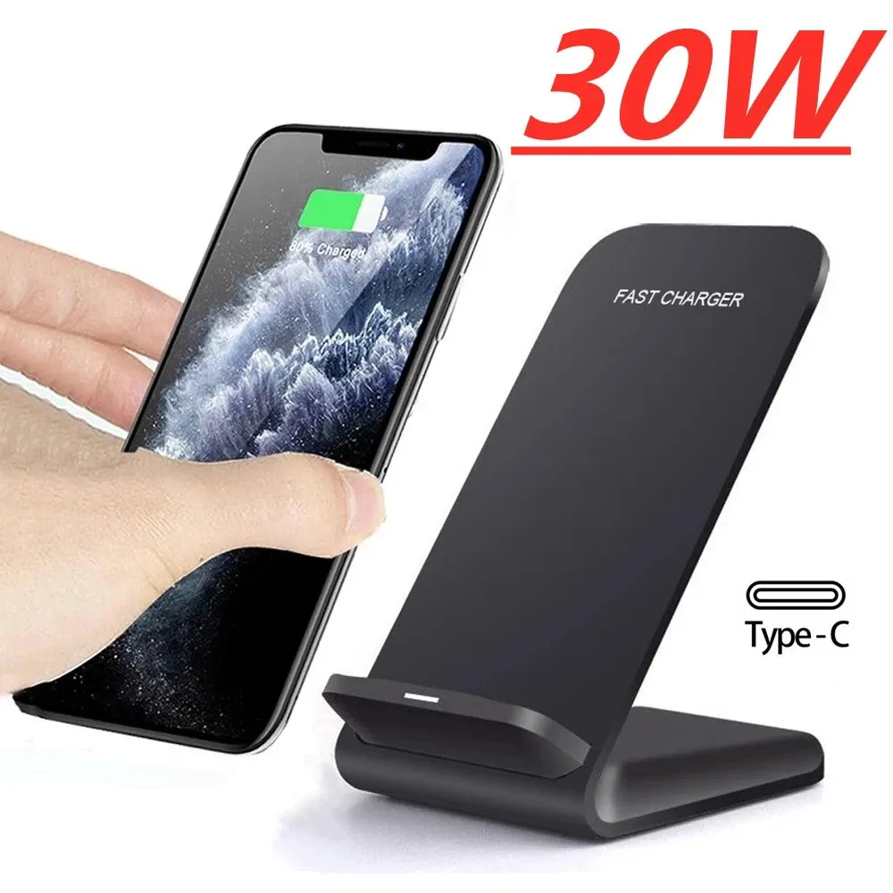 

30W fast wirless Charging Dock for Xiaomi Pocophone F1 Huawei Mate 40 30E Pro P40 Pro+ Honor phone QI Foldable charger wireless