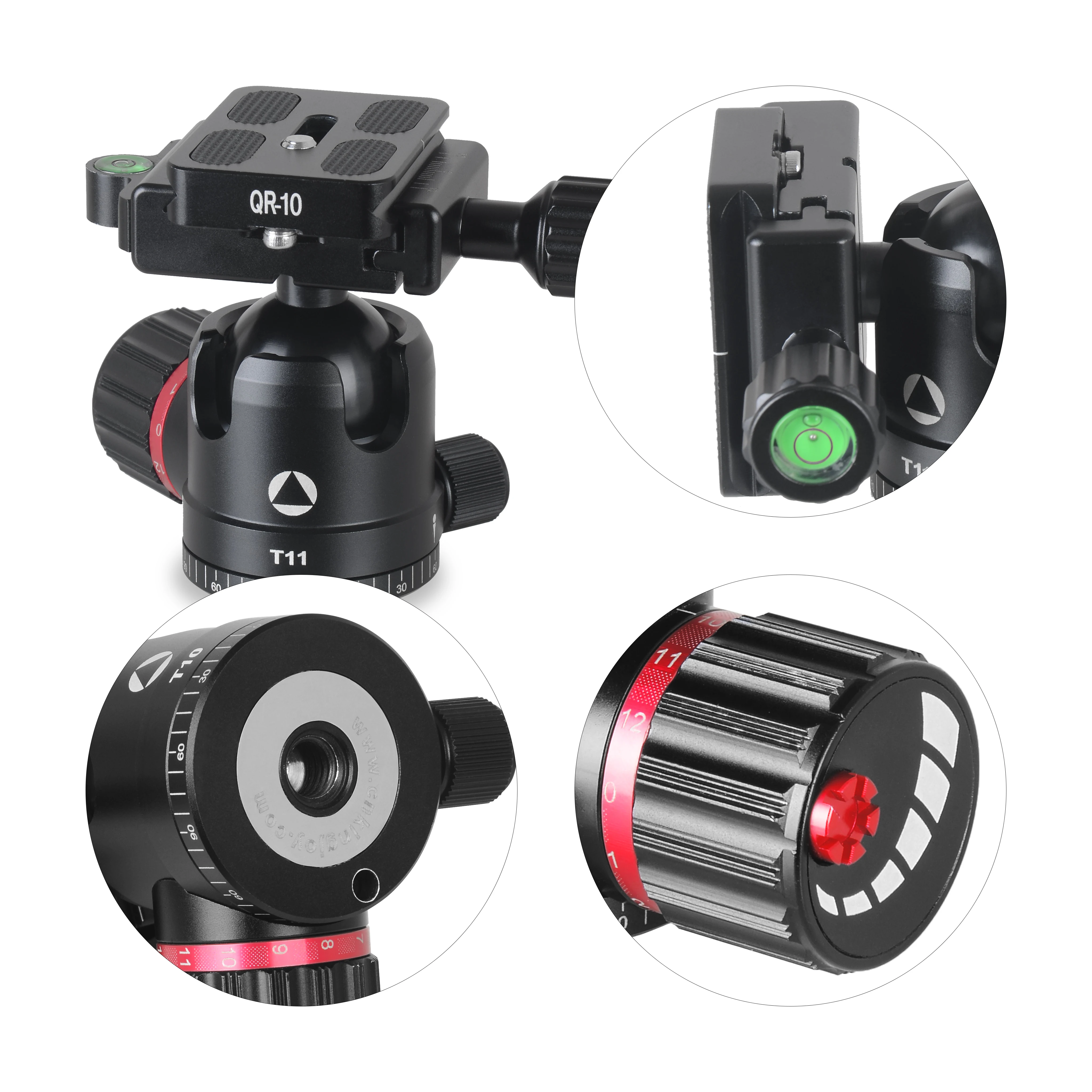 Kingjoy A82 + T11 Профессиональный штатив для видеокамеры подставка с шаровой головкой