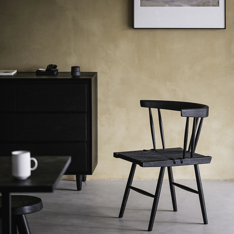 

Living Room Wood Dining Chair Backrest Design Luxury Nordic Dining Chair Modern Originality Muebles Hogar Salon Furniture QF50DC