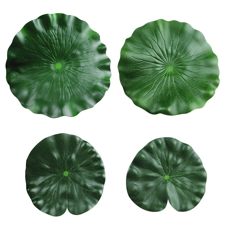 

Artificial Lotus Leaf Household Arrangement Supplies Artificial Fake Lotus Leaf Portable Pond Decoration Home Decor Dropship