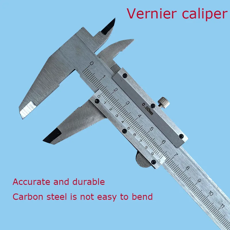 

1PC High Accuracy Professional Vernier Caliper Carbon Steel Calipers Gauge Micrometer Measuring Tools