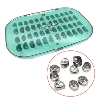 korea dental primary stainless steel kids teeth crown kit orthodontic 1st 2nd deciduous molar crowns dentistry clinic materials