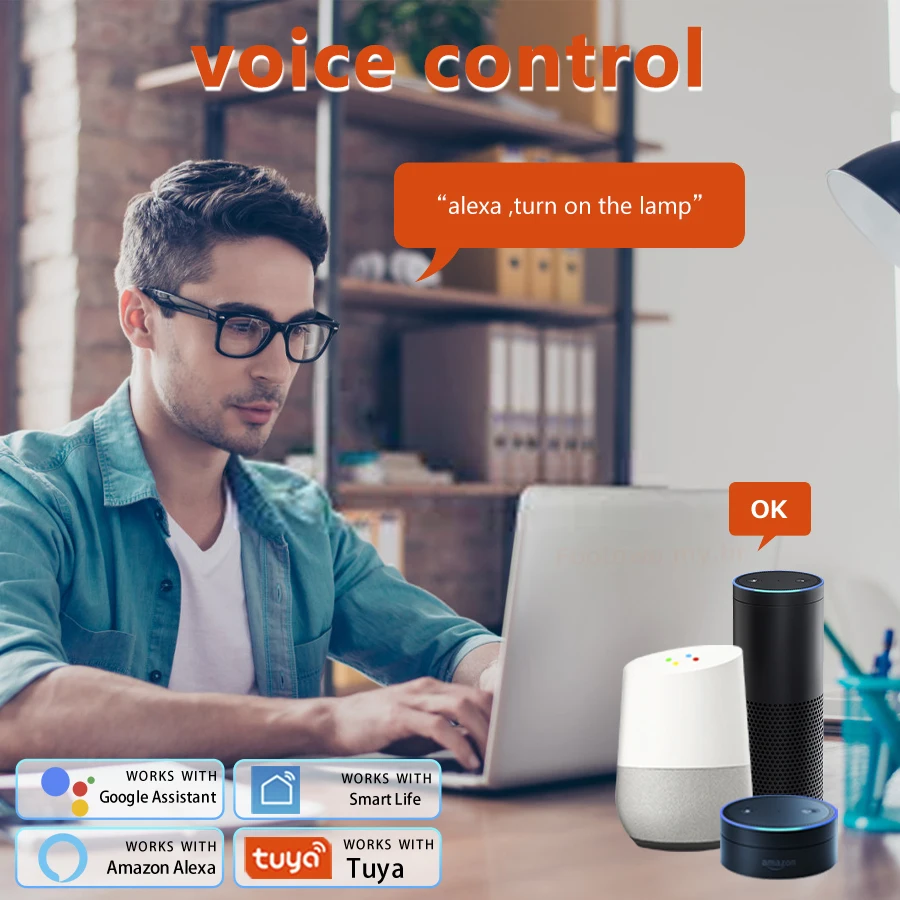 Умный выключатель Tuya Smart Home 16 А Wi-Fi двухстороннее управление |