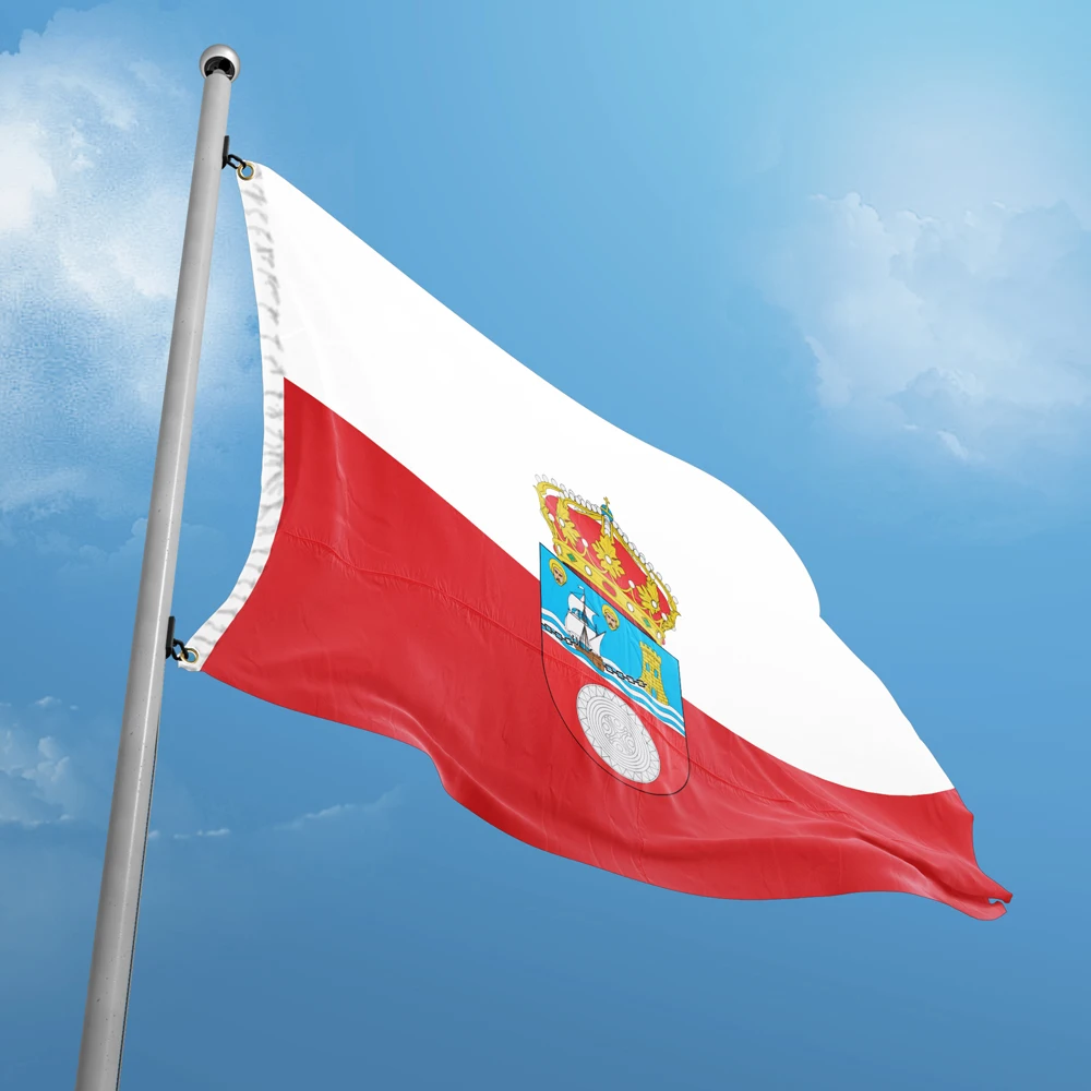 Флаг Cantabria 3x5 футов 90x150 см флаги Испании провинции баннеры двойная строчка дизайн