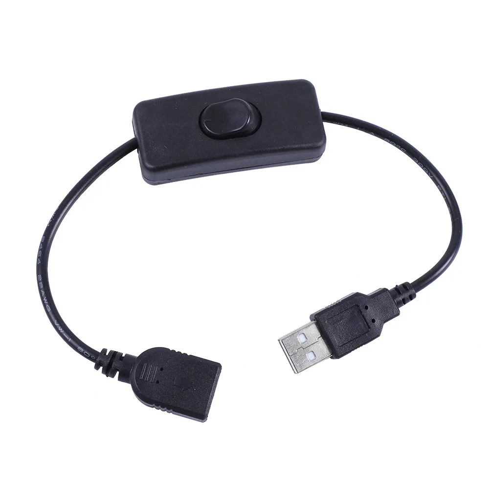 USB-кабель Новый 28 см USB 2.0 от мужчины до женщины удлинитель-удлинитель черный