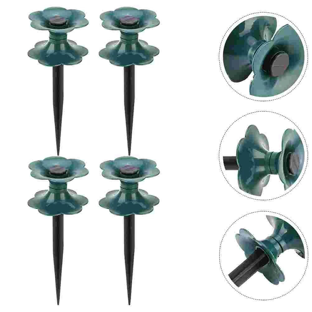 

4 Pcs Tube Reel Guide Wheel Pipe Organizer Lawn House Support Hose Water Holder Garden Stakes Winding Wheels Saver