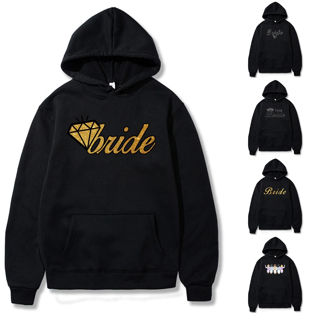 

Fashion Men and Women Hoodies Streetwear Pullover Bride Print Sweatshirt Casual Autumn Winter Hip Hop Hoodie Pullover Clothing