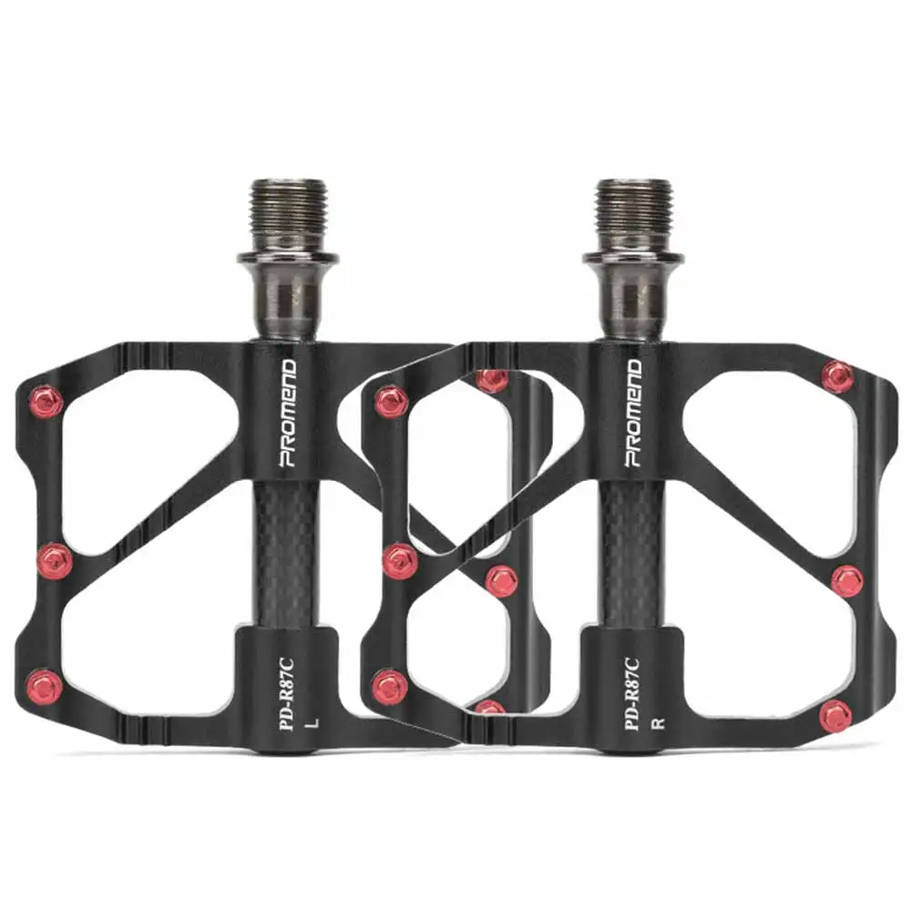 

Mtb Pedal Quick Release Road Bicycle Pedal Anti-Slip Ultralight Mountain Bike Pedals Carbon Fiber 3 Bearings Pedale Vtt