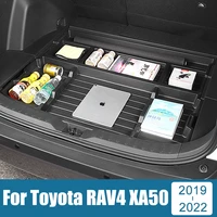 for toyota rav4 xa50 2019 2020 2021 2022 abs plastic car trunk storage box divider organizer box interior decoration accessories