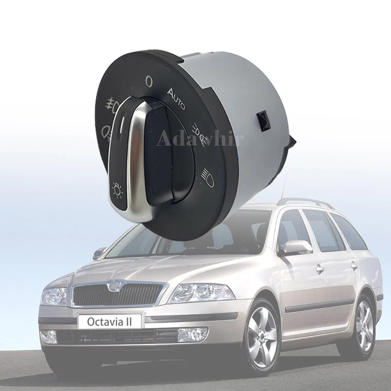 Кнопка включения фар для SKODA OCTAVIA II 04-13 комбинированный переключатель I1Z0941431K 1Z0 941