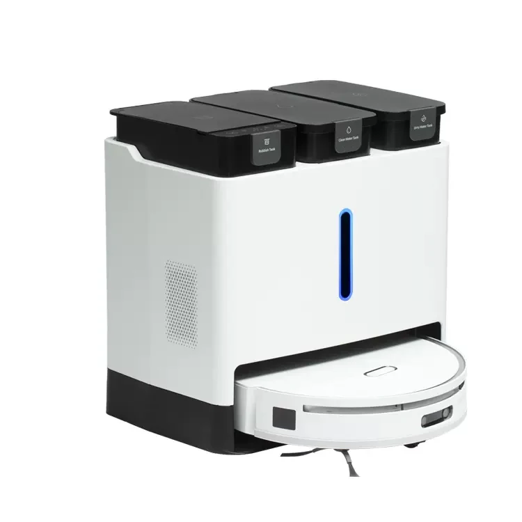 

Hidden dTOF Laser Navigation Vacuum Robot Cleaner Auto Mop Washing Base Station 6000Pa Suction Aspiradora Robot