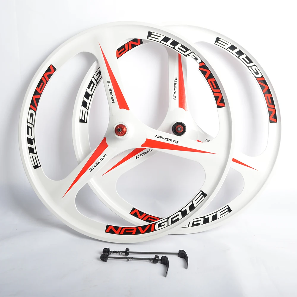 

Колесная пара для горного велосипеда, колеса 26 дюймов, 3 Спицы, магниевый сплав, Магниевый сплав, тормозная кассета