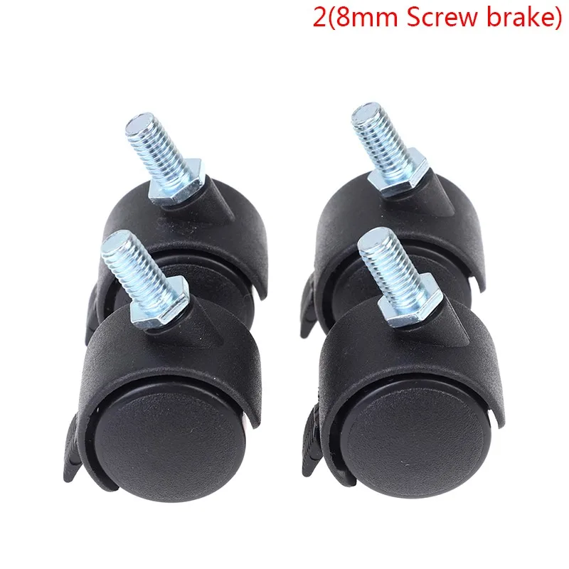 

Мебельные ролики черные 30 мм 4 шт