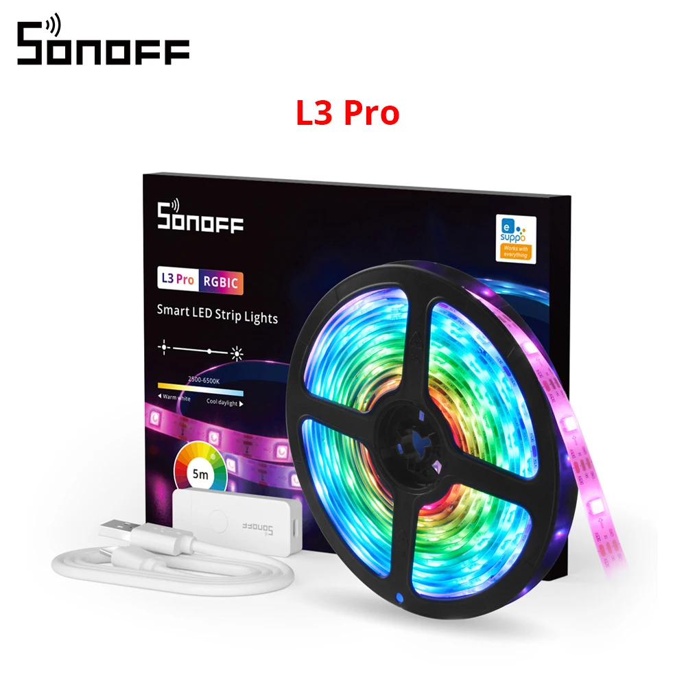

SONOFF L3 Pro RGBIC Светодиодная лента