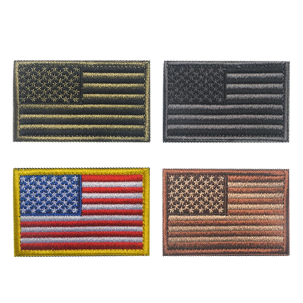 

Outdoor Camping Hiking Backpack Sticker Creative Flag Embroidery Badge Hat Decor Clothing Personalized Accessories