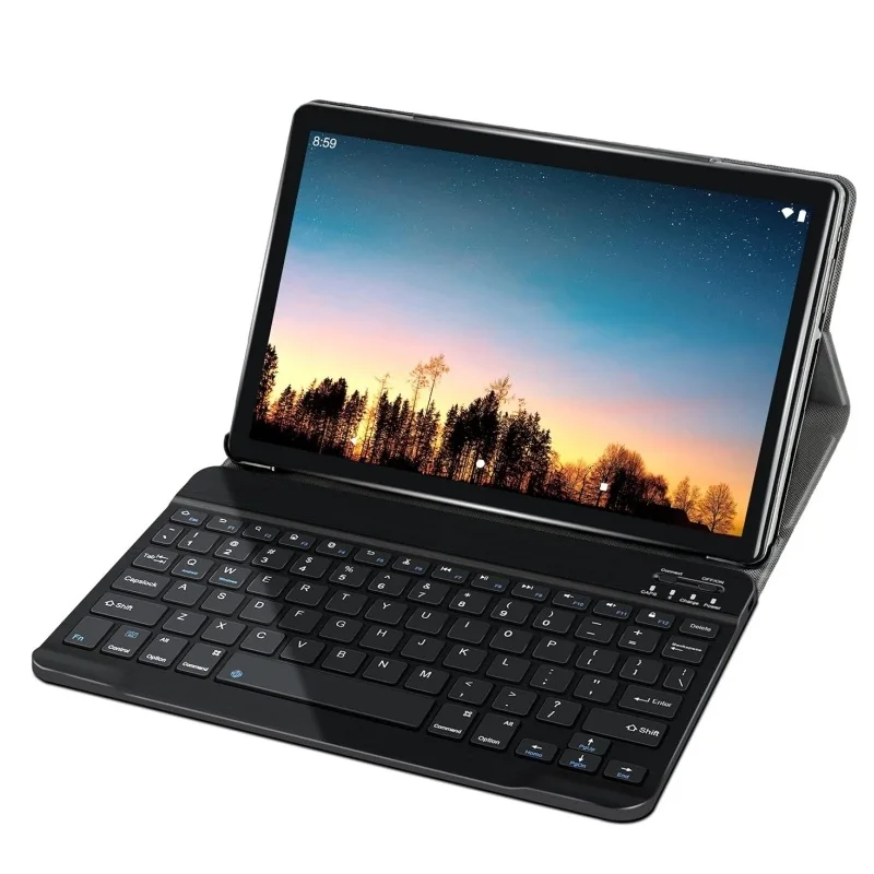 Фото НОВЫЙ планшет Android 10 с Type-C, 10.1 дюйма, поддержка звонков 2G/3G/4G, процессор MT6763, восьмиядерный, 4 ГБ ОЗУ, 64 ГБ ПЗУ, 1280 x 800 пикселей, 2 SIM-карты, G3 №1