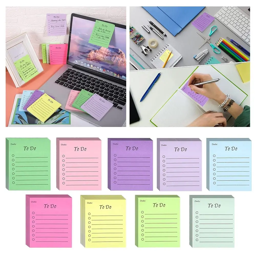 

Sheets/Book Students To Do List Check List Daily Weekly Month Planner Gift Sticky Notes Notepad Memo Pad Message Notes