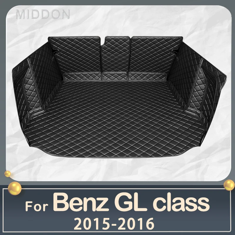 

Car trunk mat for Benz GL class X166 Seven seats 2015 2016 cargo liner carpet interior accessories cover