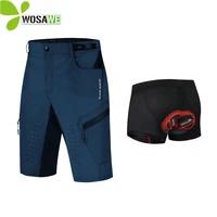 wosawe mens cycling shorts summer mountain bike breathable outdoor sports mtb riding road cycling shorts bicycle clothing