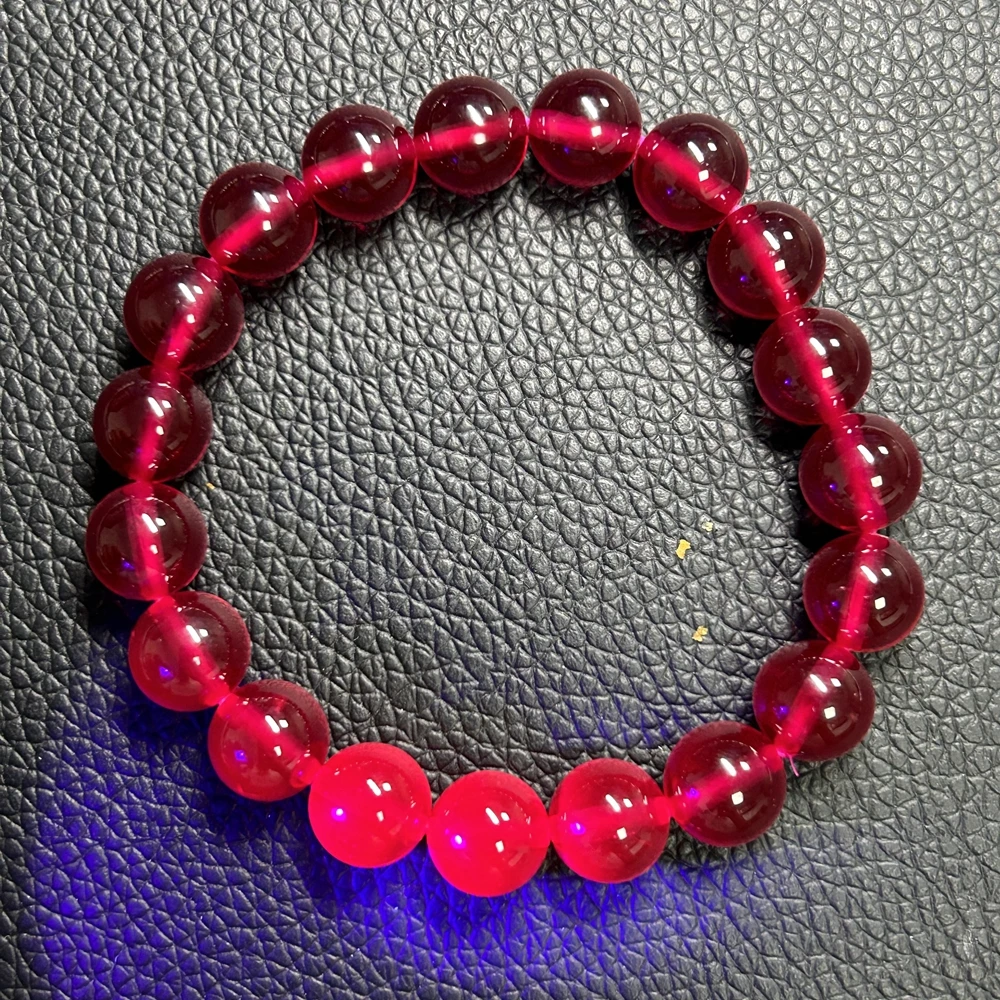 6 мм 8 10 12 20 круглый браслет из синтетических рубиновых красных драгоценных камней