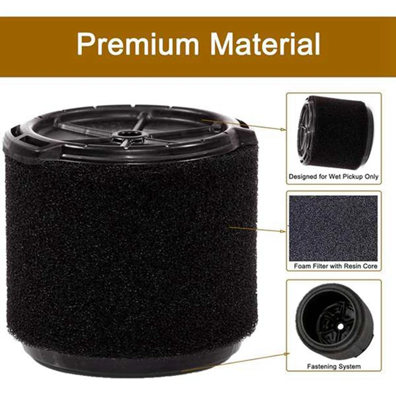 Сменный картридж VF3700 только для влажного применения сменный влажный фильтр RIDGID