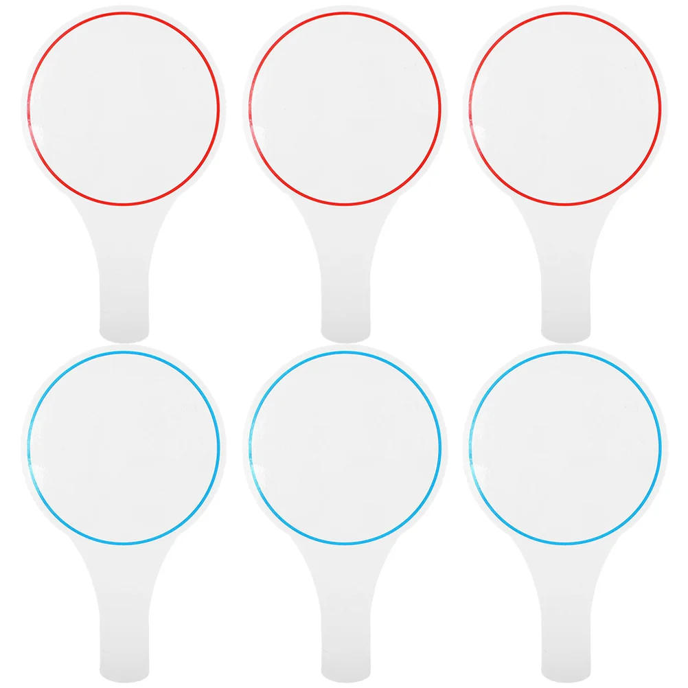 6 шт. табло для оценок ручная доска мини-доски студентов портативное пустое