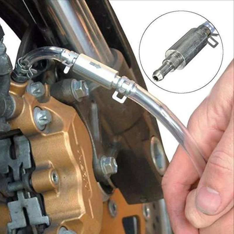 

Mini Portable One Way Valve Tube Durable Clutch Brake Bleeder Hose Brake Bleeder Tool Kit Auto Accessories Universal