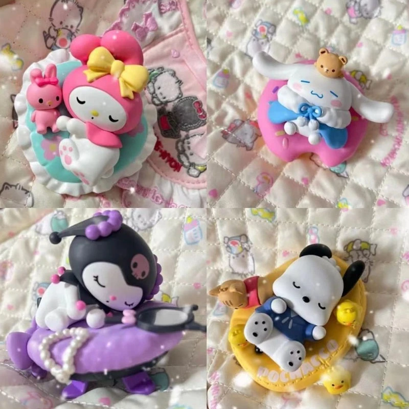 Miniso Kuromi слепая коробка Anran Sleep Series милая кукла ручной работы украшение для