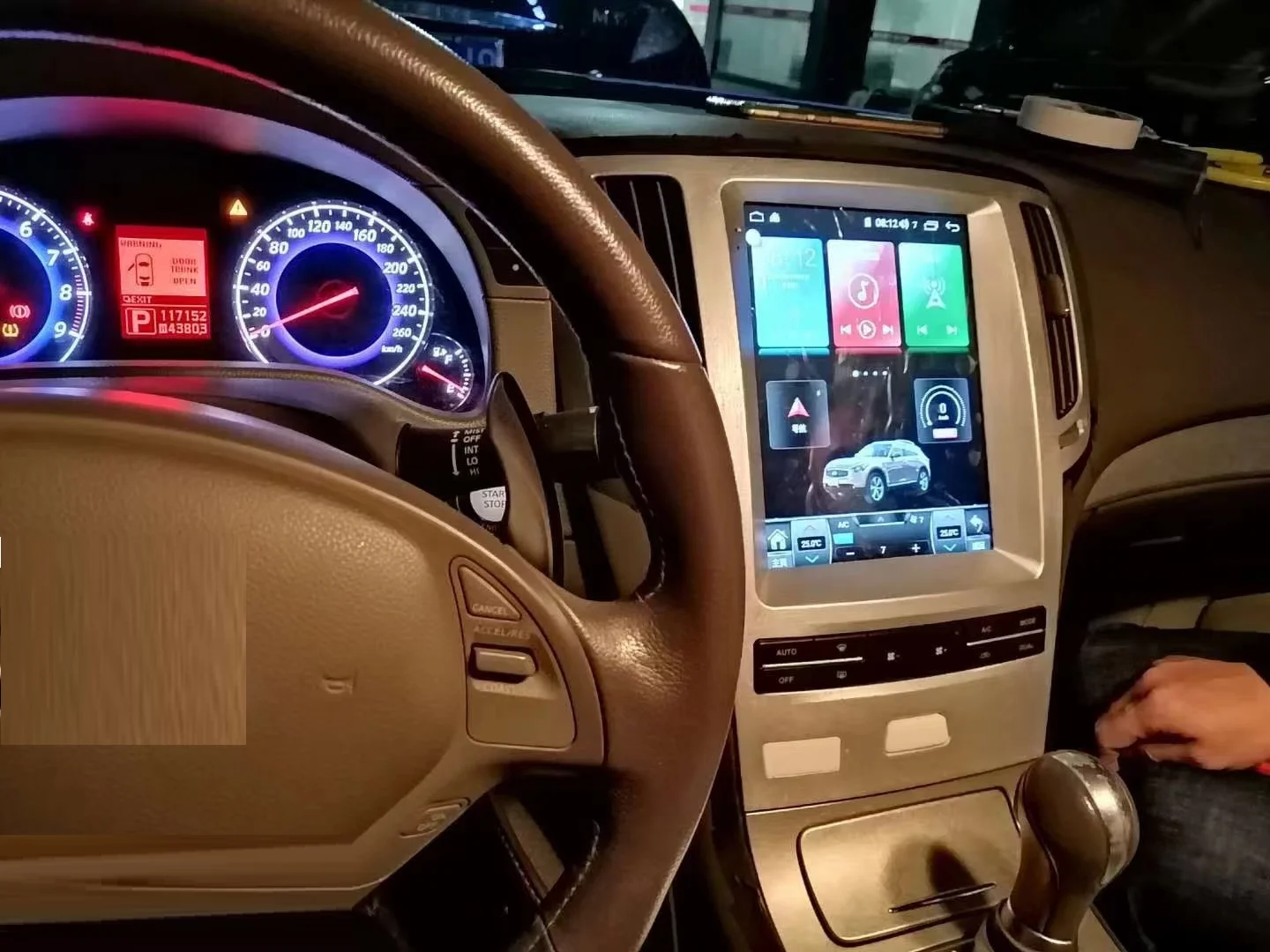 Для Infiniti G37 G25 G35 GX 2008-2015 Carplay Автомобильный мультимедийный видеоплеер GPS-навигация