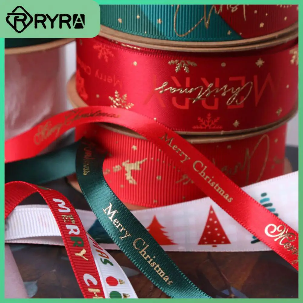 

10mm/15mm/25mm Ribbon Diy Durable Christmas Ribbon New Wedding Bouquets Party Christmas Decor Ribbon 10 Yards Gift Wrapping Tape