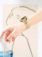 for apple watch ladies metal chainbandcase iwatch strap se 654321 series 40mm 44mm 38mm 42mm smart watch bracelet