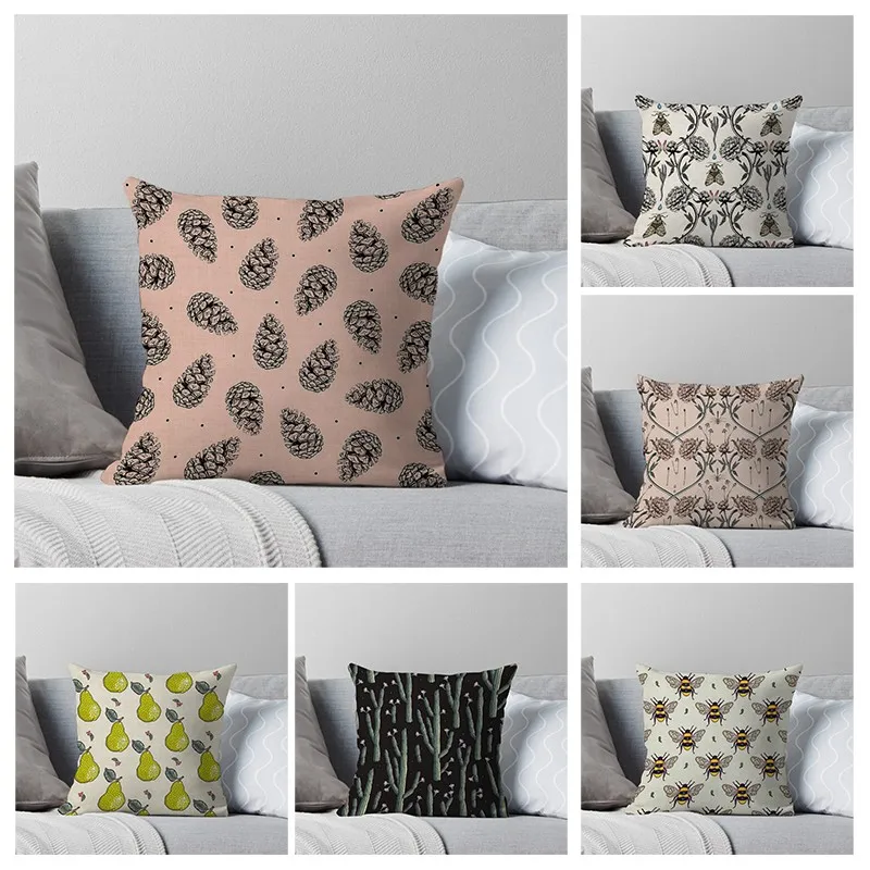

Декоративная наволочка для дивана, домашняя наволочка в скандинавском стиле, 45 х45, 40 х40 см, 40 х40 см, современная абстрактная, 50 х50, 60 х6, 0, для гостиной