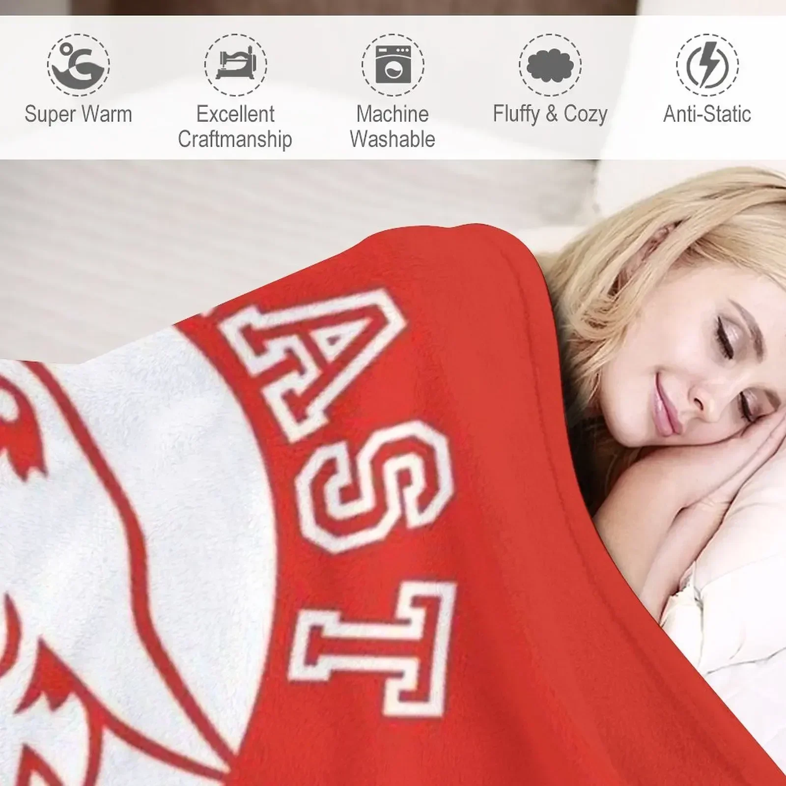 East High Wildcats Throw Blanket Nap For Sofa Thin Blankets