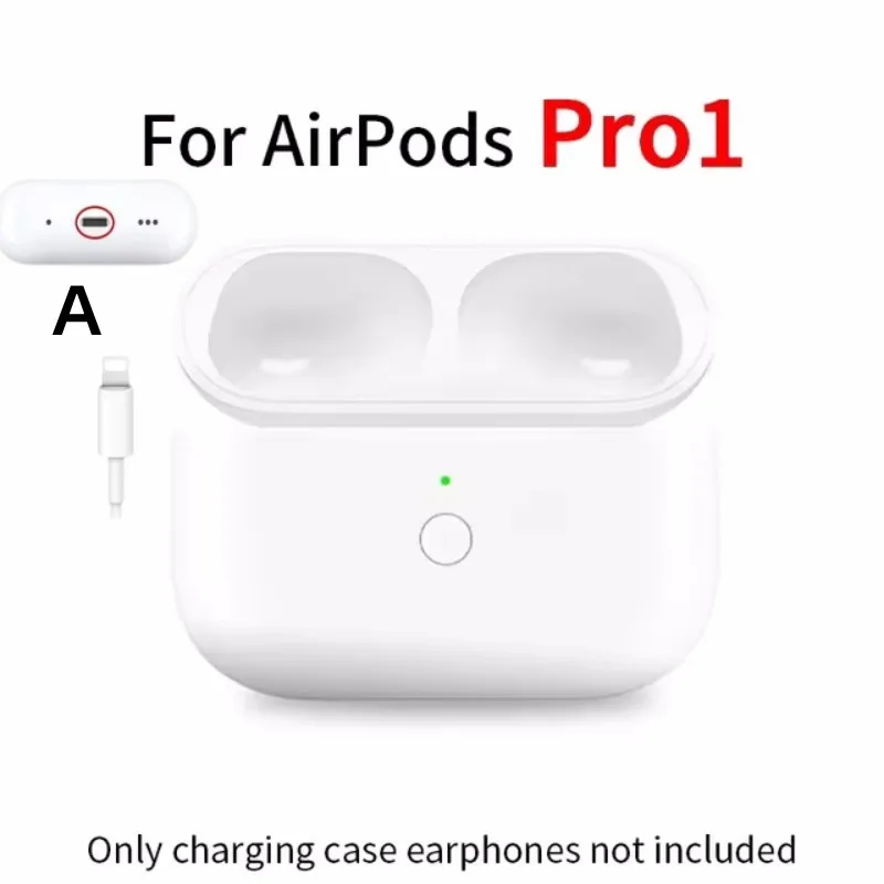 Чехол для беспроводной зарядки наушников AirPods Pro 1 зарядное устройство замена