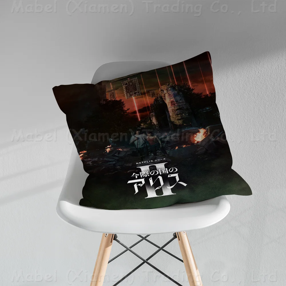 Наволочка Алиса в бордерленде сезон 1 2 подарочная наволочка для спальни дома