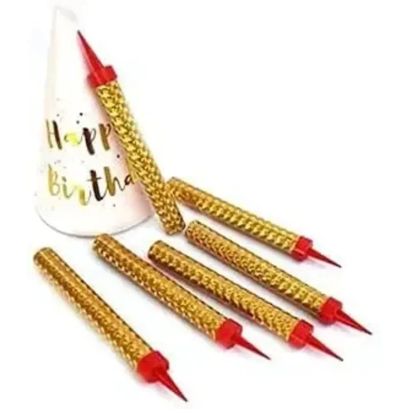 12 золотых свечей на день рождения свечи для торта свадебное украшение