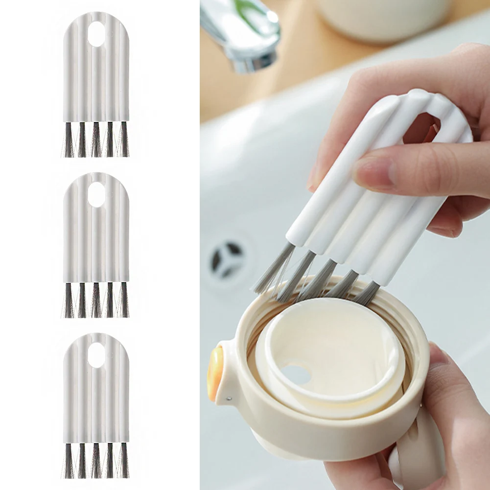 

Multifunctional Flexible Gap Brush Cup Cover Groove Nipple Bottle Gap Brush Household Soft Bristles Cleaning Brush Kitchen Tool