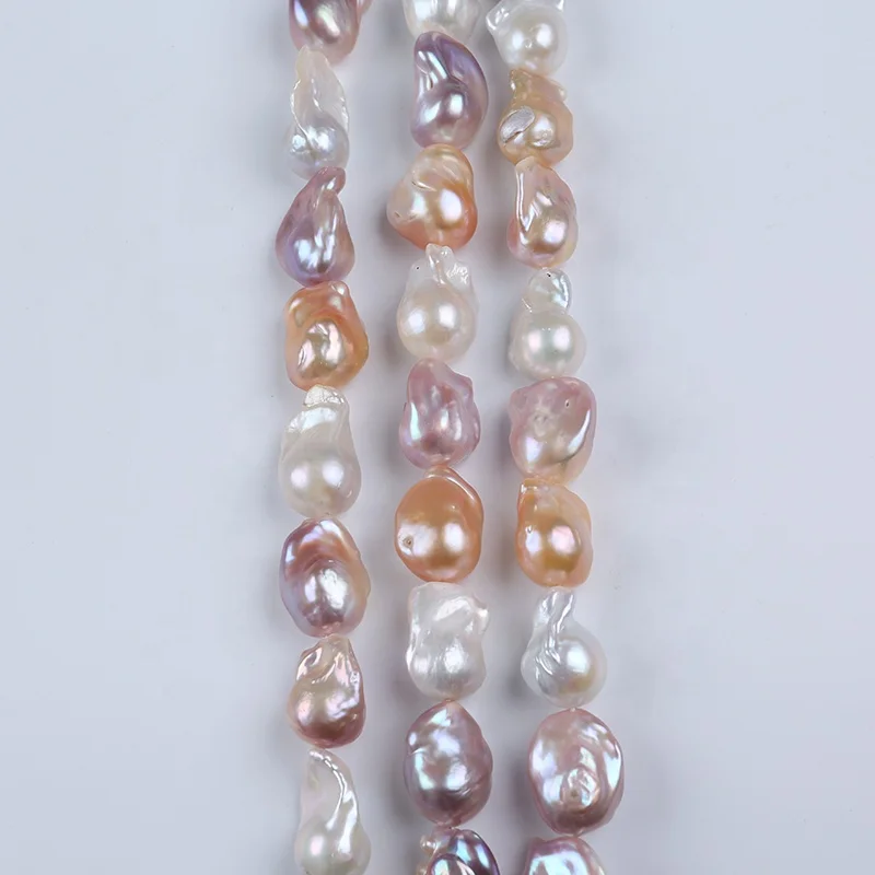 14-20 мм натуральный белый розовый фиолетовый разноцветный пресноводный жемчуг